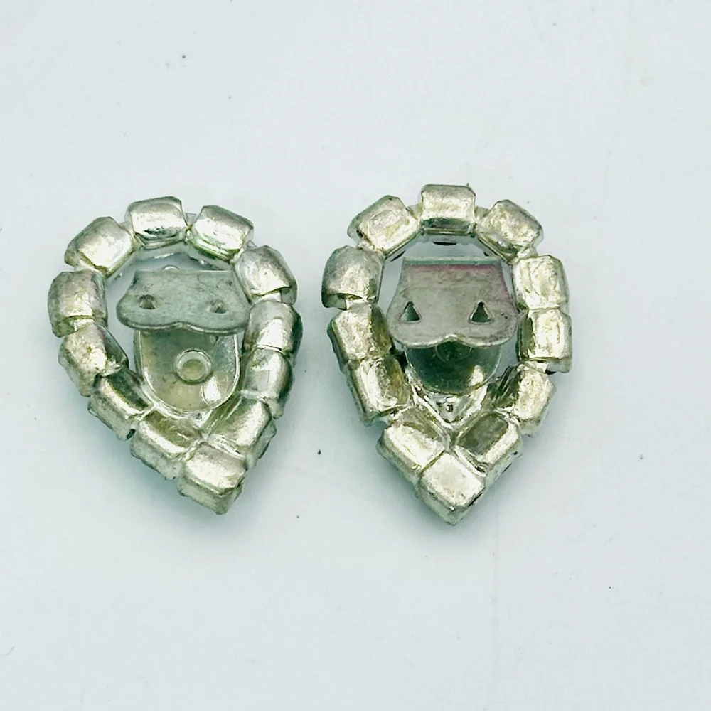 Vintage Rhinestone Shoe Clips - Picture 6 of 7